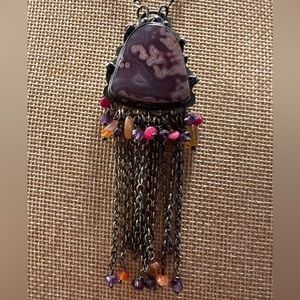 One of a kind sterling silver necklace